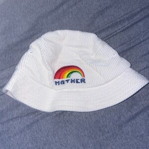 Mother Bucket Hat with Rainbow Embroidery